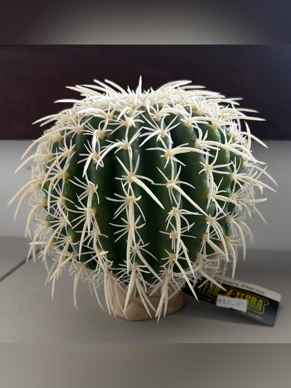 Exo Terra Barrel Cactus Reptile Terrarium Desert Plant Tank Decor